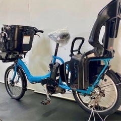 1年保証 送料無料　ブリヂストン　20インチ　3人乗り　電動アシスト自転車 g110の画像