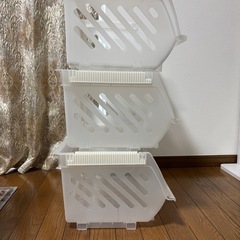 収納ケース 積み重ね 3個セット の画像