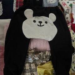 90〜95冬服まとめ売りセット女の子上下セットパジャマkp．動物かわいいの画像
