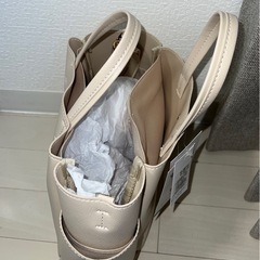 新品　aristella ベージュ 2way ショルダーバッグ　　　　　　の画像