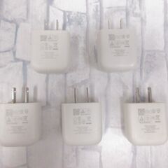 ( M-941 )IQOS アイコス S82A45 ACアダプタ 5V2A USB 充電器 Type-C ５個 まとめて まとめ売り 中古 動作確認済みの画像
