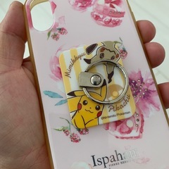 スマホケースとポケモンのバンカーリングセットの画像