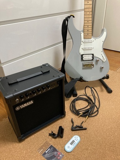 ヤマハ　パシフィカ　112VM グレー　アンプGA15lI