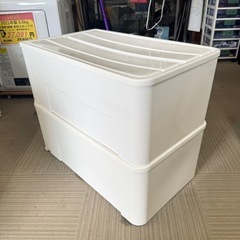 【美品‼️】天馬 プラケース 2点セット プラスチックケース 衣類収納 押し入れ収納 の画像