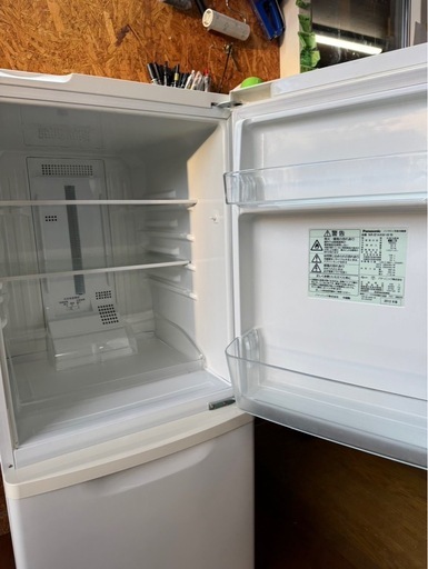 J0805 パナソニック　Panasonic 2ドア冷蔵庫　138L 2012年　