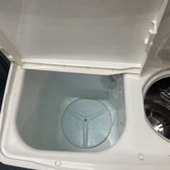 北九州市内配送無料　保証付き　2019年製日立2槽式洗濯機 青空 ホワイト PS -55AS2-W [洗濯5.5kg /乾燥機能無 /上開き]の画像