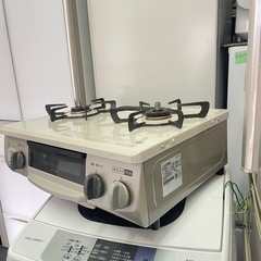 配送可能　保証付き リンナイ 2021年製KG34NBEL (13A) スマートコンロ 3つの安心設置機能搭載 左強火力  都市ガス 12A/13Aの画像