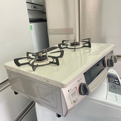 配送可能　保証付き リンナイ 2021年製KG34NBEL (13A) スマートコンロ 3つの安心設置機能搭載 左強火力  都市ガス 12A/13Aの画像