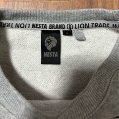 NESTA BRAND 人気のボックスロゴトレーナー　L　の画像
