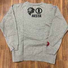 NESTA BRAND 人気のボックスロゴトレーナー　L　の画像