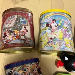 ディズニー　お菓子　空き缶　小物入れ　8点　まとめ売りの画像