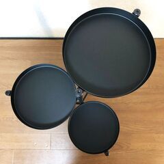 イケア OLIVBLAD プラントスタンド 室内/屋外用ブラック IKEA オリヴブラード デザイナー Mikael Axelsson 展示品・アウトレットの画像