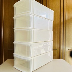 ✅ 押し入れ クローゼット 収納ケース 5個セットの画像