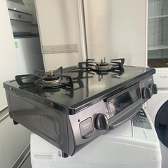 配送可能　保証付き リンナイ ガスコンロ NTM35BKL 2022年製 都市用ガス ブラックの画像