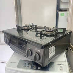 配送可能　保証付き リンナイ ガスコンロ NTM35BKL 2022年製 都市用ガス ブラックの画像