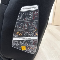 【決まりました】 チャイルドシート  ISOFIX 黒の画像
