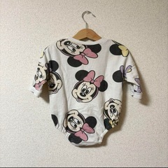 ミニーマウス　ロンパース　80の画像