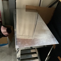 ステンレス作業台　中古の画像