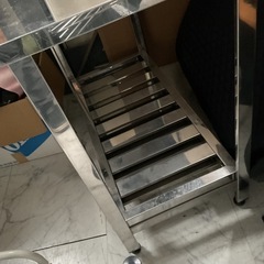 ステンレス作業台　中古の画像