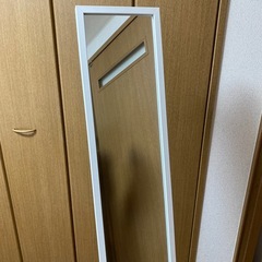全身鏡（ホワイトカラー•細身）の画像