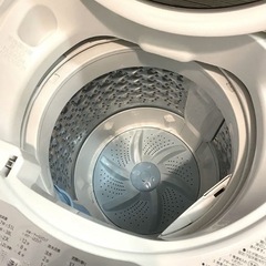 【洗濯機】東芝 全自動洗濯機 6kg グランホワイト AW-6G6 Wの画像