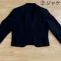【着用2回美品】喪服礼服ブラックフォーマル洋服の青山percolation ７号の画像