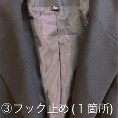 【着用2回美品】喪服礼服ブラックフォーマル洋服の青山percolation ７号の画像