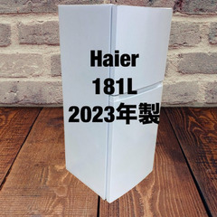 中古家電セット(冷蔵庫 Haier 181L 2023年製 OBBR-181A 洗濯機 Haier 6kg 2023年製 OBBW-60A)の画像