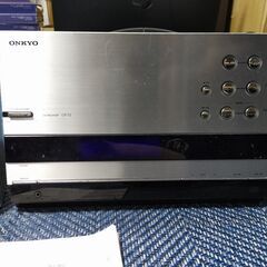 ONKYO　オンキョー　ミニコンポ　CR-T2　リモコン　取説の画像