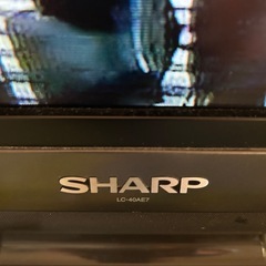 テレビ４０インチ SHARP AQUOS 値下げしましたの画像