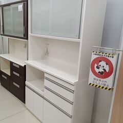 ★リユースのサカイ日立店★HJ7985 松田家具 レンジボード ホワイト H207×D48.5×W118 クリーニング済み の画像
