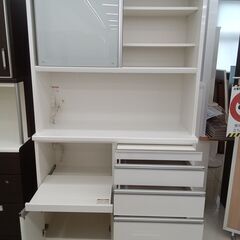 ★リユースのサカイ日立店★HJ7985 松田家具 レンジボード ホワイト H207×D48.5×W118 クリーニング済み の画像