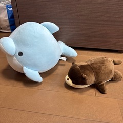 【美品】いるか　かわうそ　ぬいぐるみ　の画像