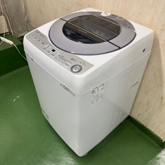 27 R25  SHARP　風乾燥対応　18年製　洗濯機　8㌔洗濯　冷蔵庫　安い　の画像