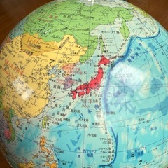 地球儀高さ約50cmの画像