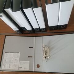 レバー式アーチファイル 厚さ8cm ３冊 5cm 5冊の画像