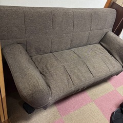 リクライニングソファベッド の画像