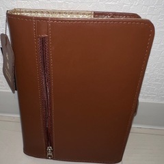 本革システム手帳 　財布　 ブラウン 新品未使用
の画像