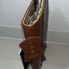本革システム手帳 　財布　 ブラウン 新品未使用
の画像