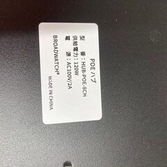 POE接続ハブ LANハブ 8ポート 最大100Mbps LANケーブルから電源供給可能 POE HUB 有線LAN リサイクルショップ宮崎屋　住吉店25.10.9の画像