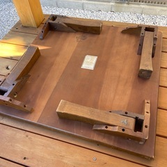 無印　木製　テーブル　年代物　の画像