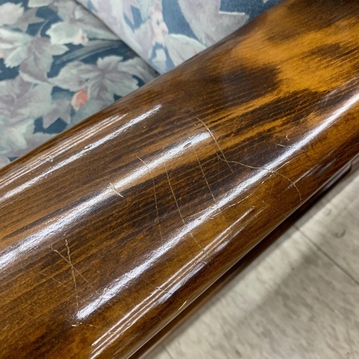 【ジモティー割引で最大15％OFF⭐️】 カリモク karimoku コロニアル 1人掛けソファー 花柄