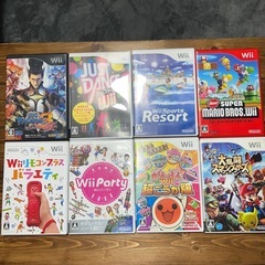 ニンテンドーWii 本体付属品 ソフト一式すぐ遊べるまとめ売りの画像
