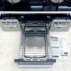 北海道 千歳市/恵庭市 Rinnai リンナイ ビルトインガスコンロ RB31AW28P1RVW 都市ガス用 幅 60cm 3口コンロ 2024年製 RB31W28PRW 両面焼きグリル 展示品の画像