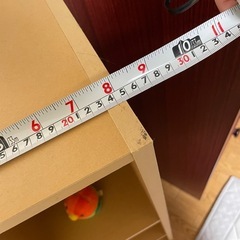 カラーボックス細３段の画像