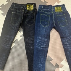 ベビー服デニムデザイン2点セットの画像