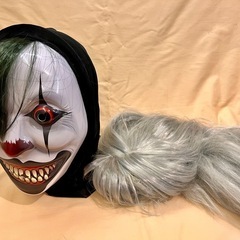ハロウィン　仮装  マスク ウィッグの画像