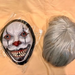 ハロウィン　仮装  マスク ウィッグの画像