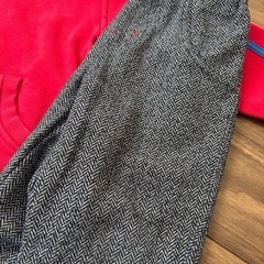 90cm 95cm 裏起毛パーカー95、しまむら裏起毛ズボン95、柄ズボン90の画像