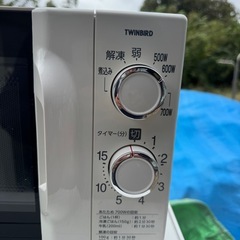 ツインバード　電子レンジ　2018年製　DR-D419型　動作品の画像